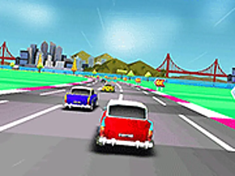 Classic 1990 Racing 3D game thumbnail