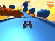 Monster Race 3D WebGL game thumbnail