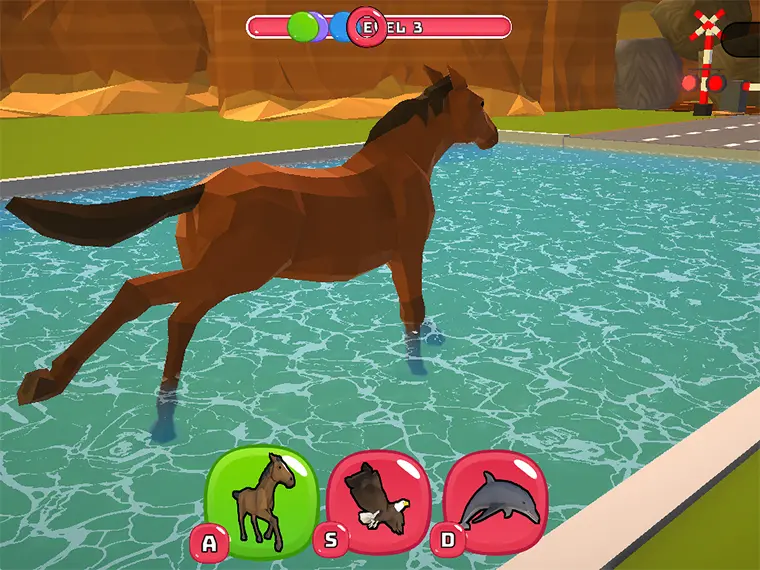 Animal Transform Race game thumbnail