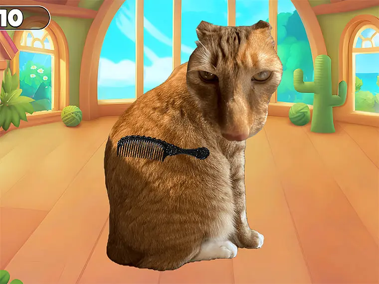 Brush Cat Challenge game thumbnail