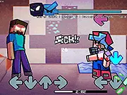 FNF VS Herobrine: Blocky Myths game thumbnail