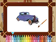 Retro Cars Coloring game thumbnail