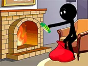Stickman Santa game thumbnail