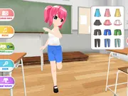Cute Moe 3D Dressup game thumbnail