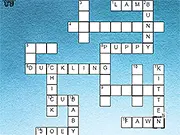 Baby Animal Cross Word game thumbnail
