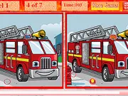 Fire Trucks Differences game thumbnail
