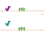 2 Player Dino Run game thumbnail